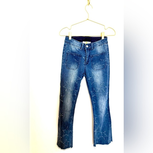 Stella McCartney Star Distressed flare Jeans - Picture 2 of 8